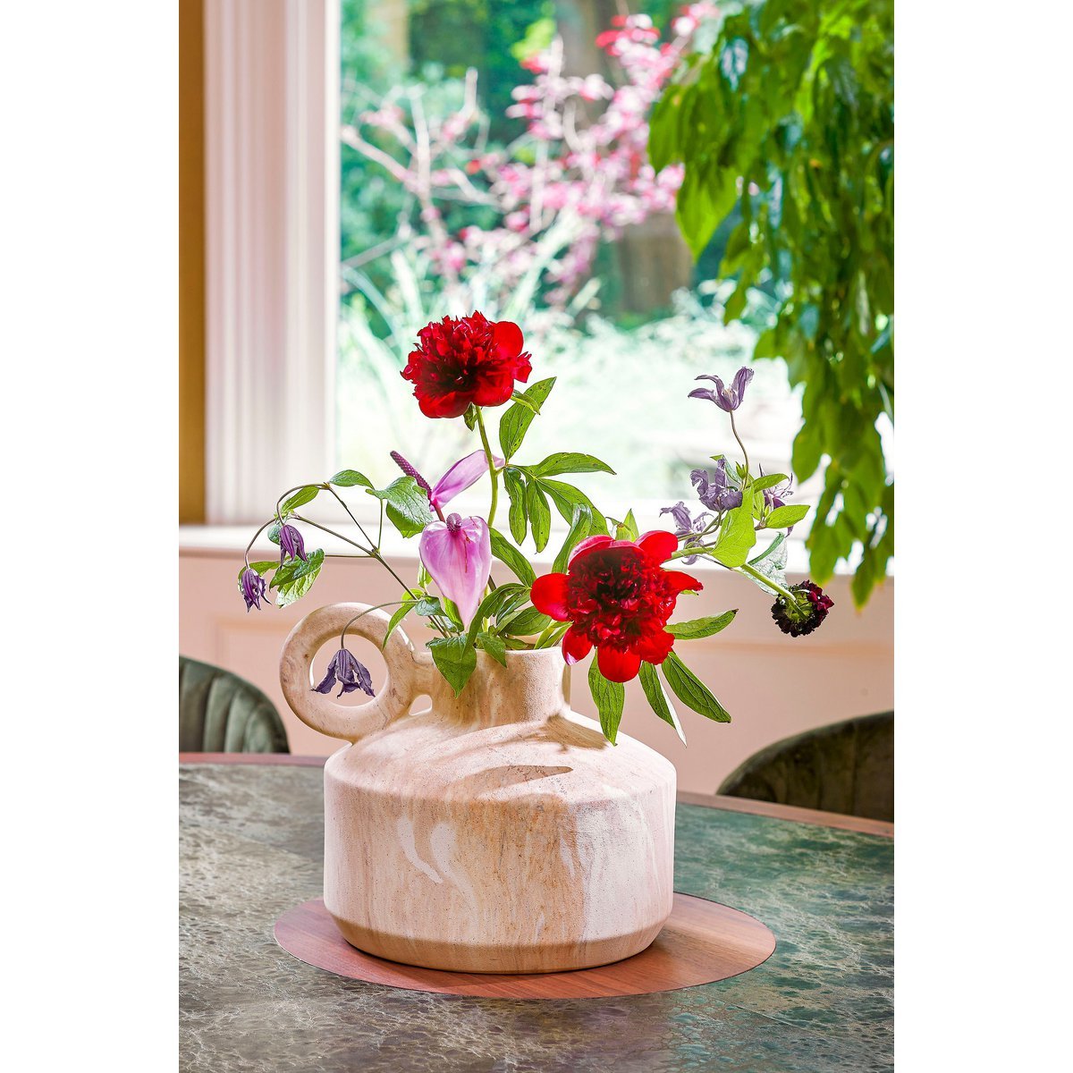 Trentino Vase – L32 x B28 x H27 cm – Keramik – Beige