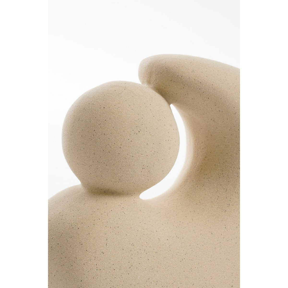 Skulptur - L21 x B9 x H20 cm - Keramik - Beige