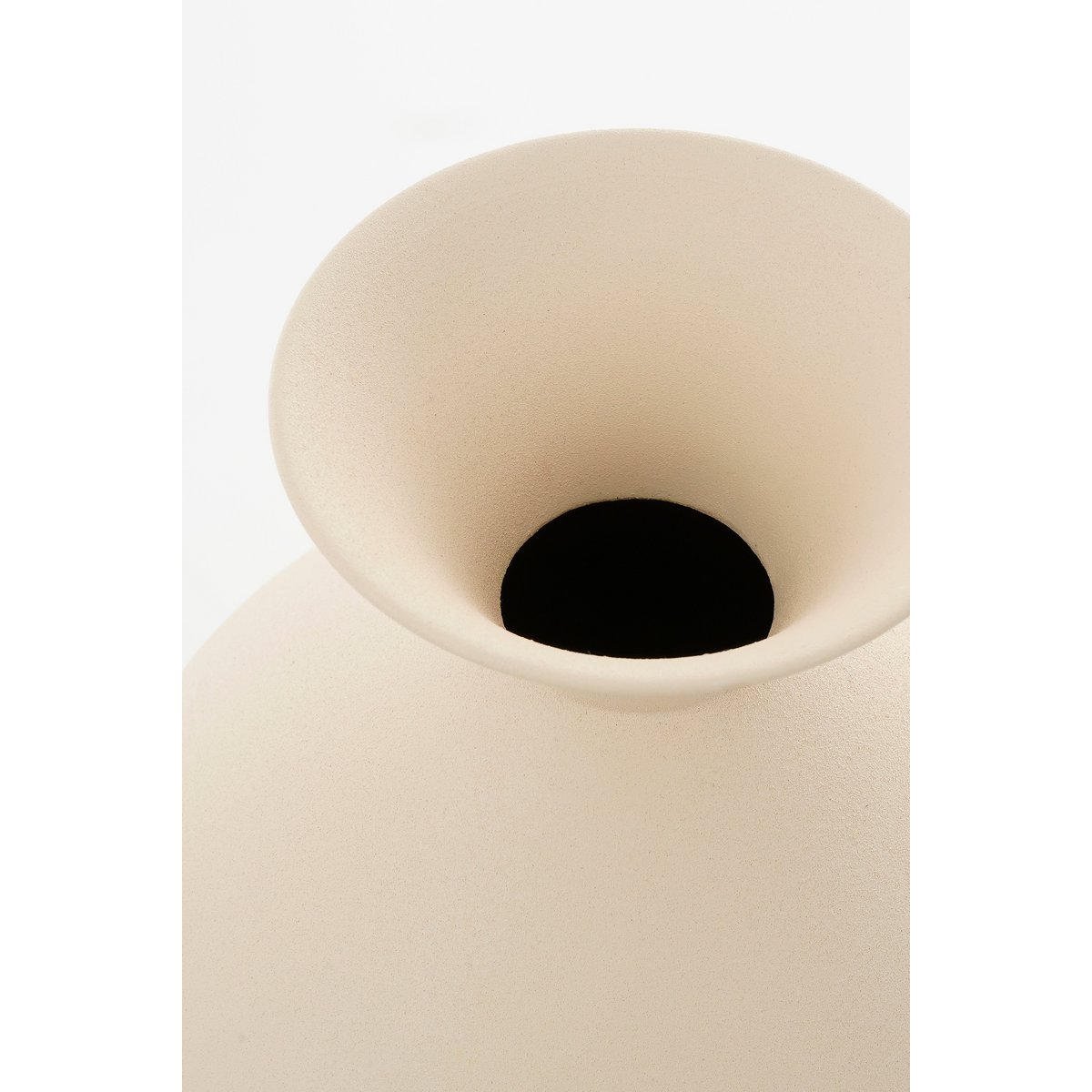 Gyge Vase - L26 x B22 x H31 cm - Metall - Beige