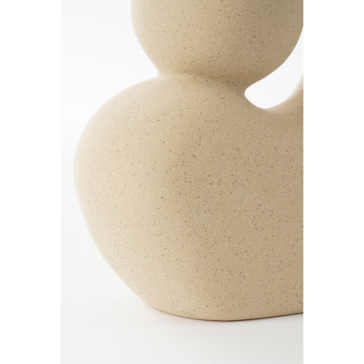 Skulptur - L21 x B9 x H20 cm - Keramik - Beige