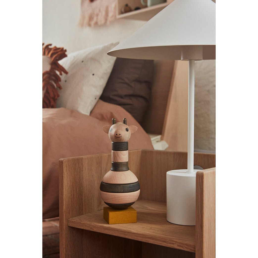 Stapelbare Giraffe aus Holz