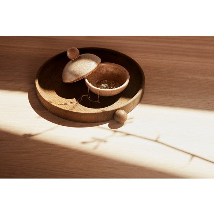 Inka Wood Tablett rund – klein