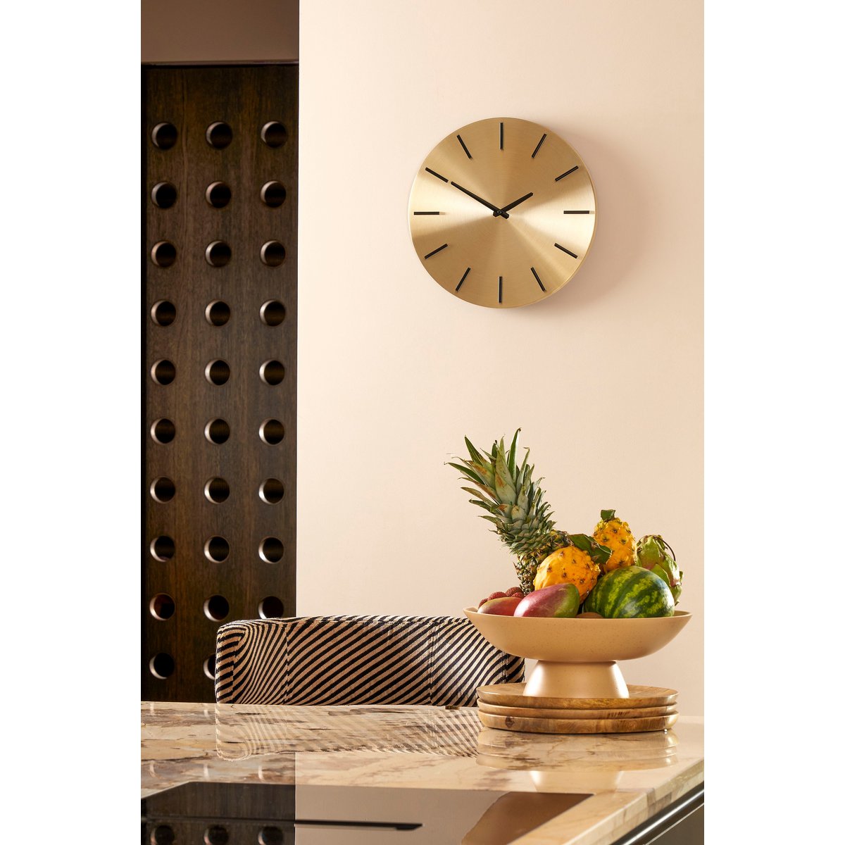 Brixen Wanduhr - Ø36 cm - Gold