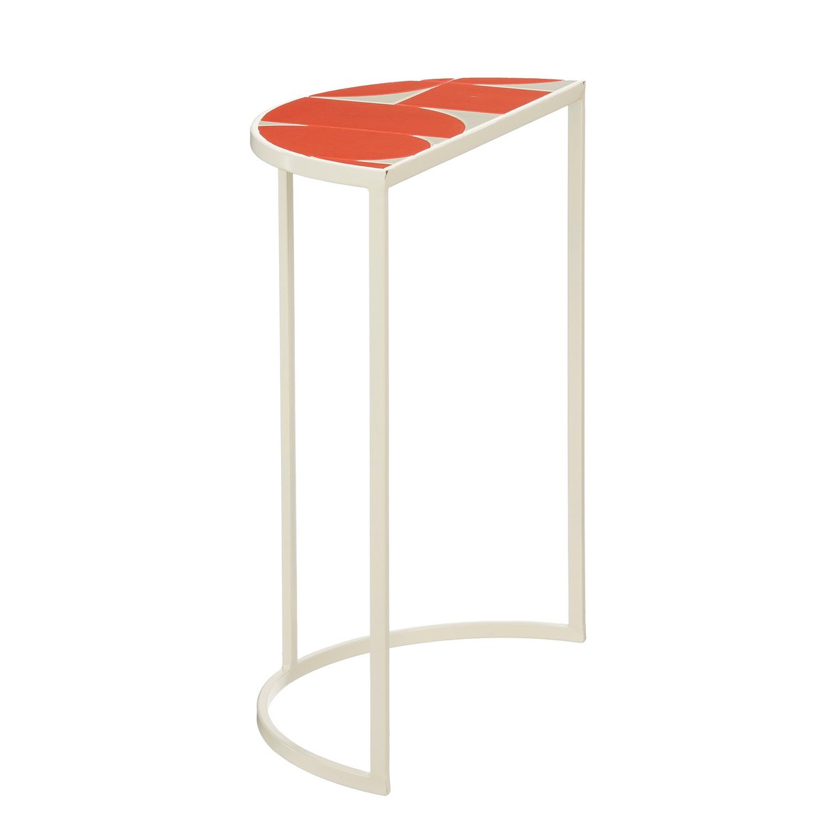 Bologna Side Table Outdoor - Satz von 2 - L45 x B23 x H58 cm - Metall - Rot